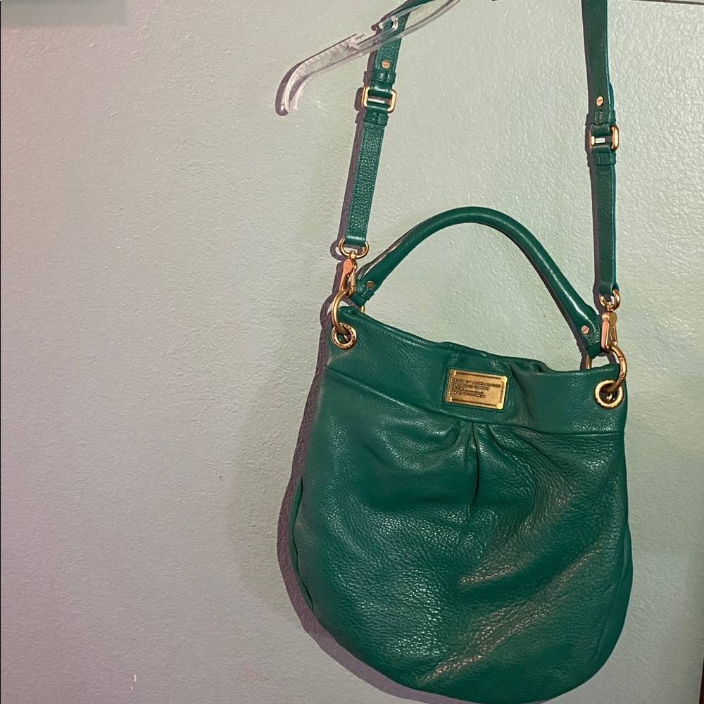Marc by Marc Jacobs Teal Leather Shoulder Bag